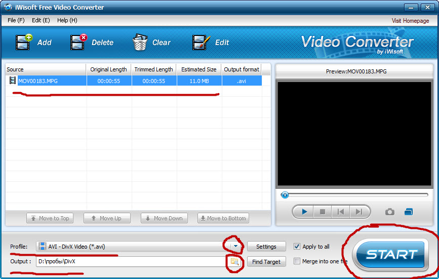 iWisoft Free Video Converter 1.2.0